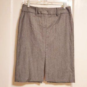 Women's EXPRESS Gray Stretch Pencil Skirt Sz 3/4 - EUC